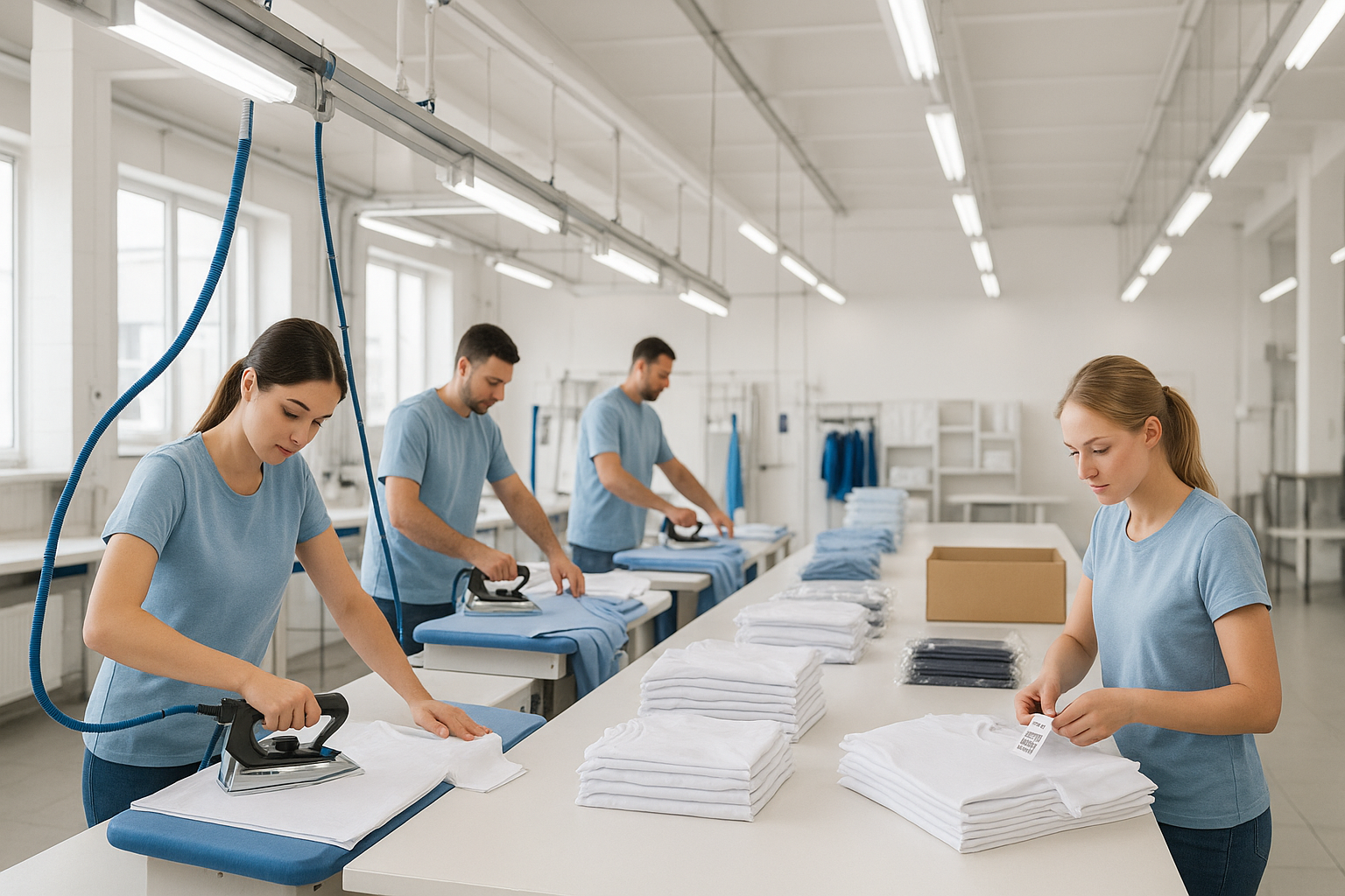 Tekstil Ütü ve Tekstil Paketleme